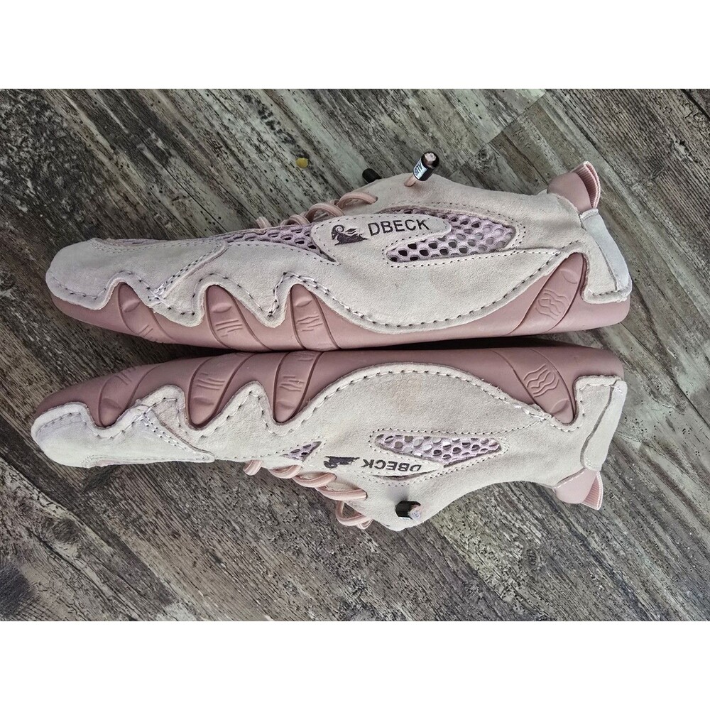 Dbeck Women’s Outdoor Mesh Trail Shoes Hiking & Walking, Breathable -Pink- 9.5 - Picture 5 of 6